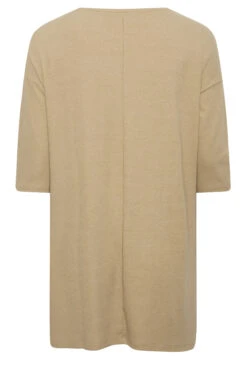 YOURS Curve Beige Brown 'Los Angeles' Split Hem Top 13 YOURS Curve Beige Brown 'Los Angeles' Split Hem Top -Plus Size Apparel Shop f62f4ed7 5b8f 45 301780 Y