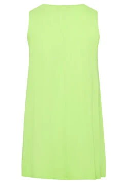 YOURS Curve Lime Green Swing Vest Top 12 YOURS Curve Lime Green Swing Vest Top -Plus Size Apparel Shop f8658620 f9c7 47 320848 Y