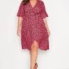 YOURS LONDON Curve Red Leopard Print Midi Wrap Dress 1 YOURS LONDON Curve Red Leopard Print Midi Wrap Dress -Plus Size Apparel Shop f8dce7dc 355d 4d 161728 B