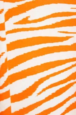 YOURS Curve Orange Zebra Print Oversized T-Shirt -Plus Size Apparel Shop fe51db32 48d3 4c 320238 Z